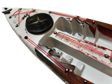 CANOA 1 POSTO SINGOLO ACQUAPRIMA LIMITED EDITION BIG MAMA KAYAK, MONOPOSTO 310 CM + 2 GAVONE + 1 PAGAIA (PACK 1) - SNAKE ROSSO