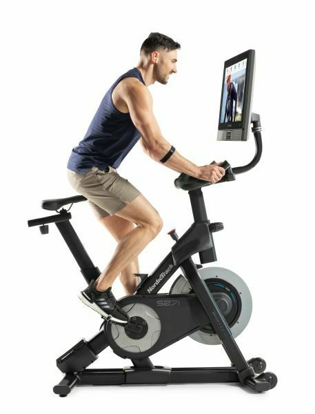 Promo Gym Bike Studio 27i resistenza magnetica Nordictrack cod.NTEX02722-INT - con App Ifit integrata - peso max utente 160 kg schermo touchscreen da 27"