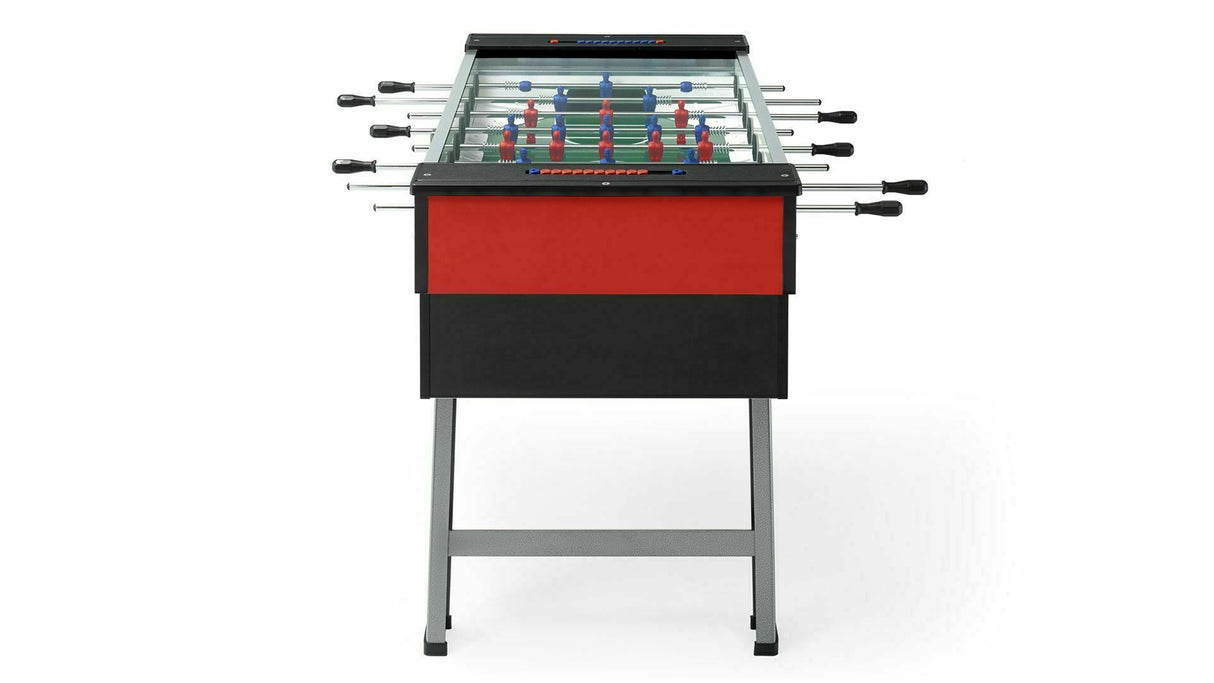 Calciobalilla da bar con gettoniera FAS mod. San Siro con aste rientranti cod.0CAL1253 - con vetro superiore