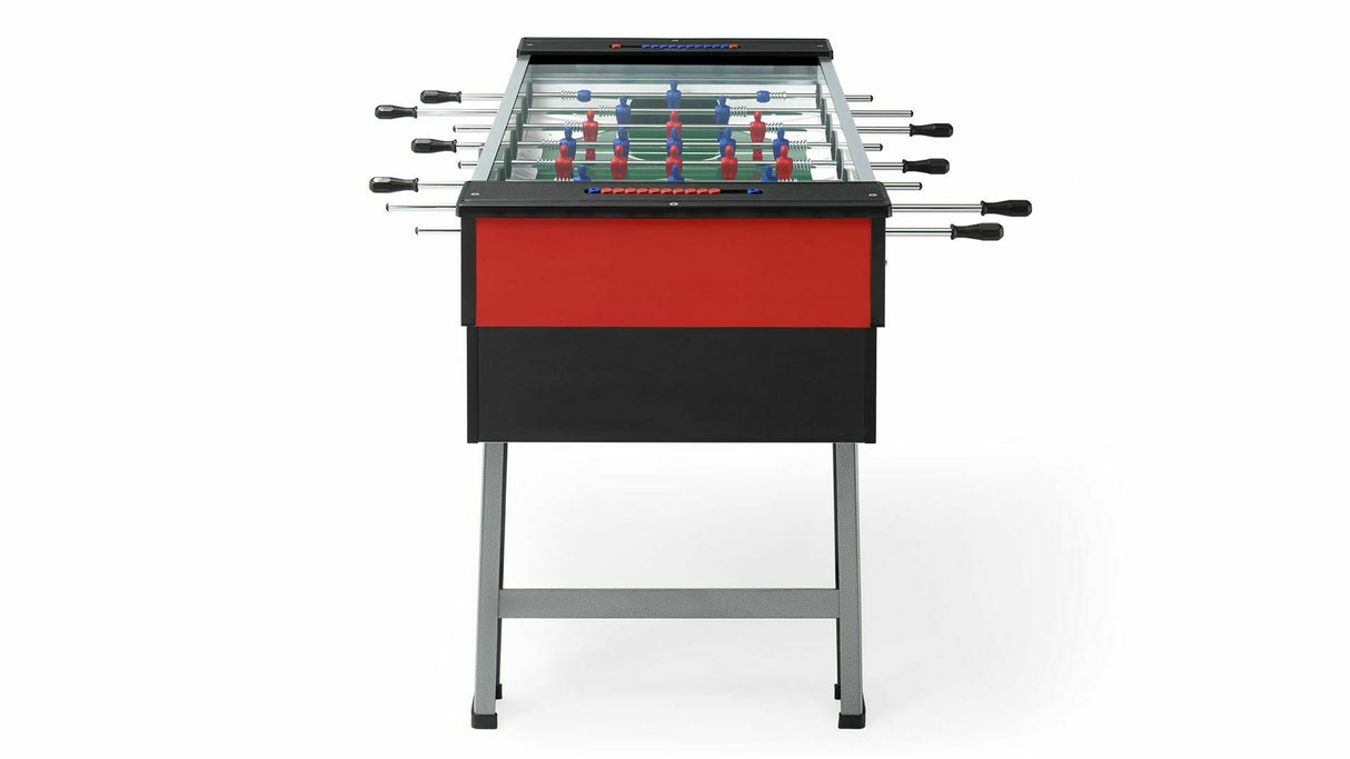 Calciobalilla da bar con gettoniera FAS mod. San Siro con aste uscenti cod.0CAL1251 - con vetro superiore