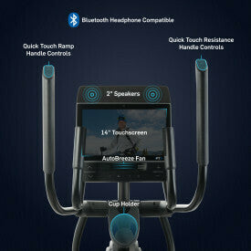 Promo NordicTrack Ellittica Elettromagnetica AirGlide 14i - a volano anteriore - App Ifit integrata - cod.NTEL71423-INT