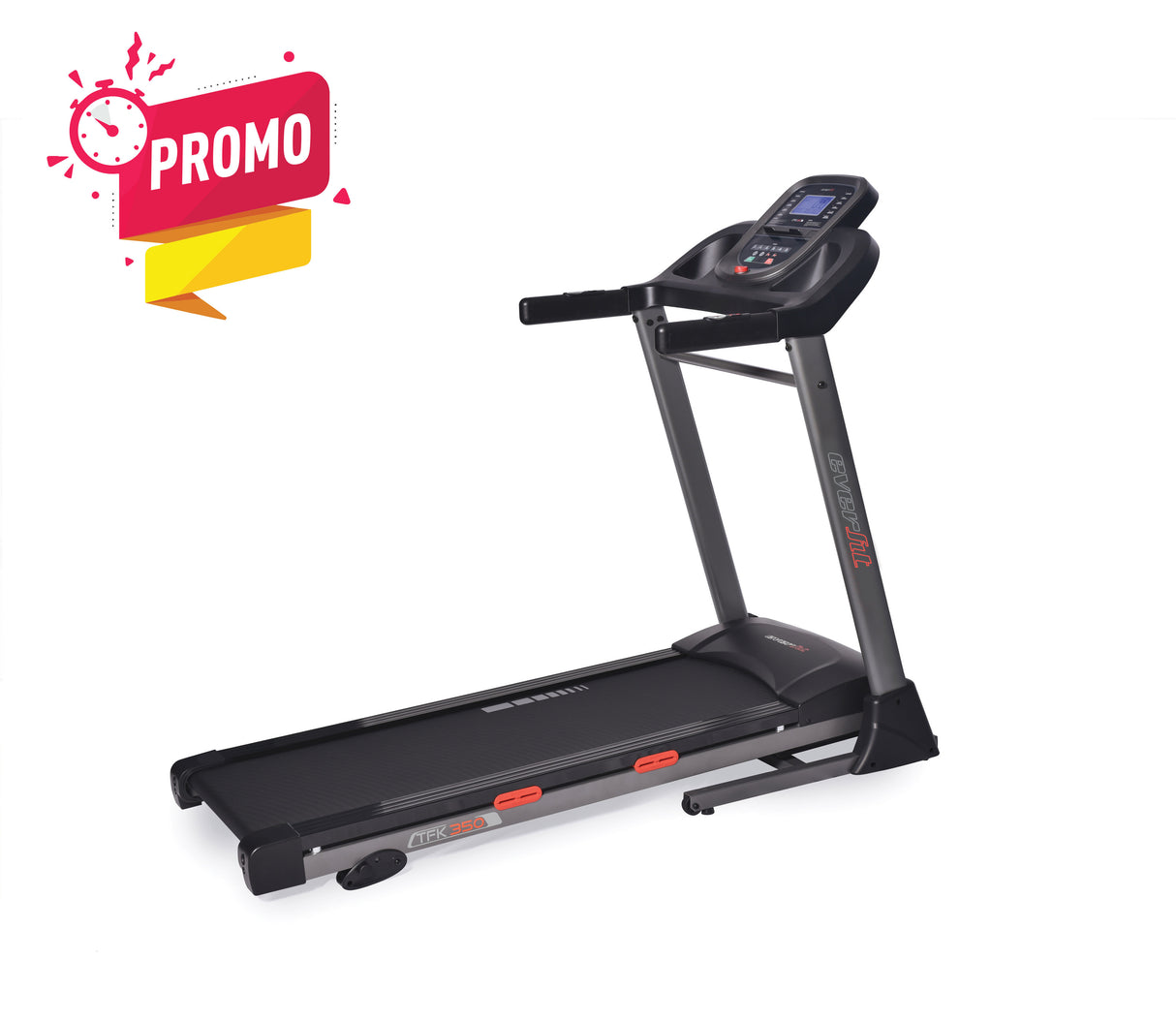 Promo Tapis Roulant TFK-350 con Inclinazione Manuale Linea Everfit tfk 350 VELOCITA’ 1 – 16 KM/H PIANO DI CORSA 132 X 43 CM PESO MAX UTENTE 100 KG Tappeto Elettrico Palestra