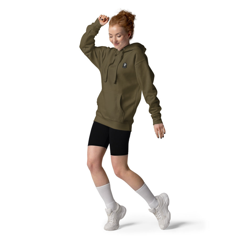 Felpa con cappuccio Big Mama Kayak - Verde Militare