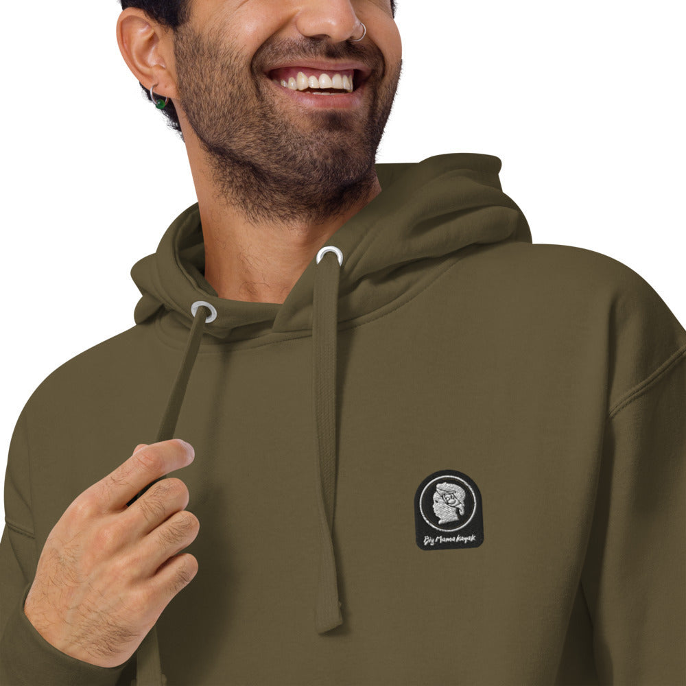 Felpa con cappuccio Big Mama Kayak - Verde Militare