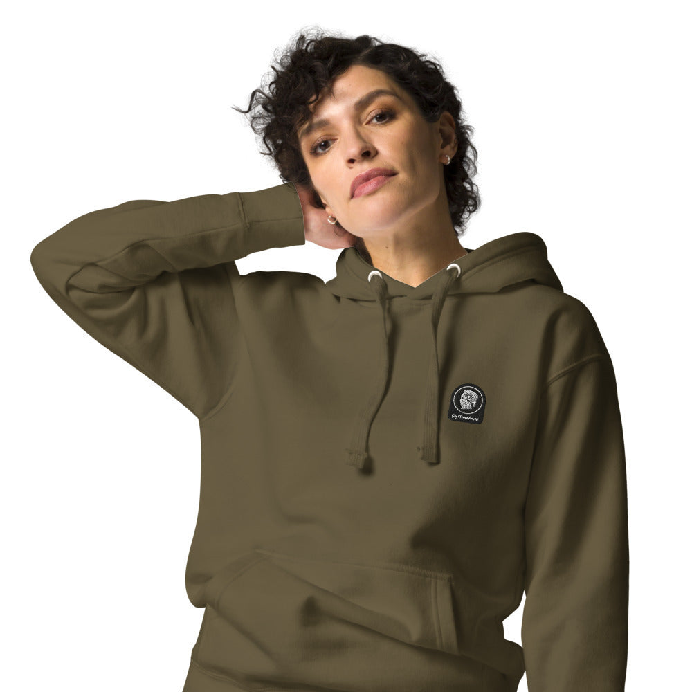 Felpa con cappuccio Big Mama Kayak - Verde Militare