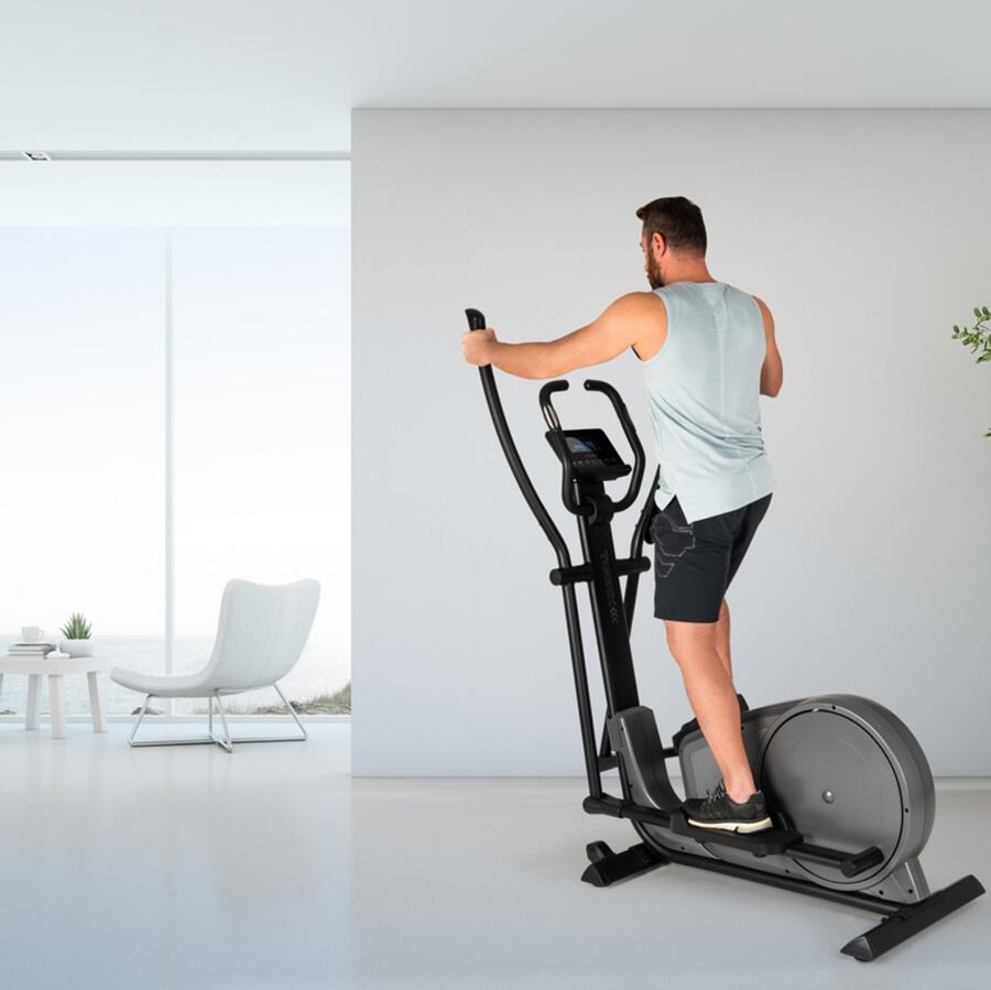 Erx-3000 Hrc Ellittica Linea Chrono Professionale Toorx Volano Posteriore Ergometro Con Ricevitore Wireless + App Ready Volano 18 Kg - Peso Max Utente 160 Kg - Normativa En20957 S