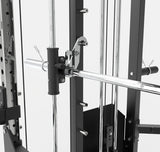 ASX-5000 Stazione multifunzione Professional all in one pacco pesi 2 x 90 kg -Dual Pulley + Smith machine + Rack functional con traliccio per le trazioni e dip station TOORX