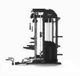 ASX-5000 Stazione multifunzione Professional all in one pacco pesi 2 x 90 kg -Dual Pulley + Smith machine + Rack functional con traliccio per le trazioni e dip station TOORX