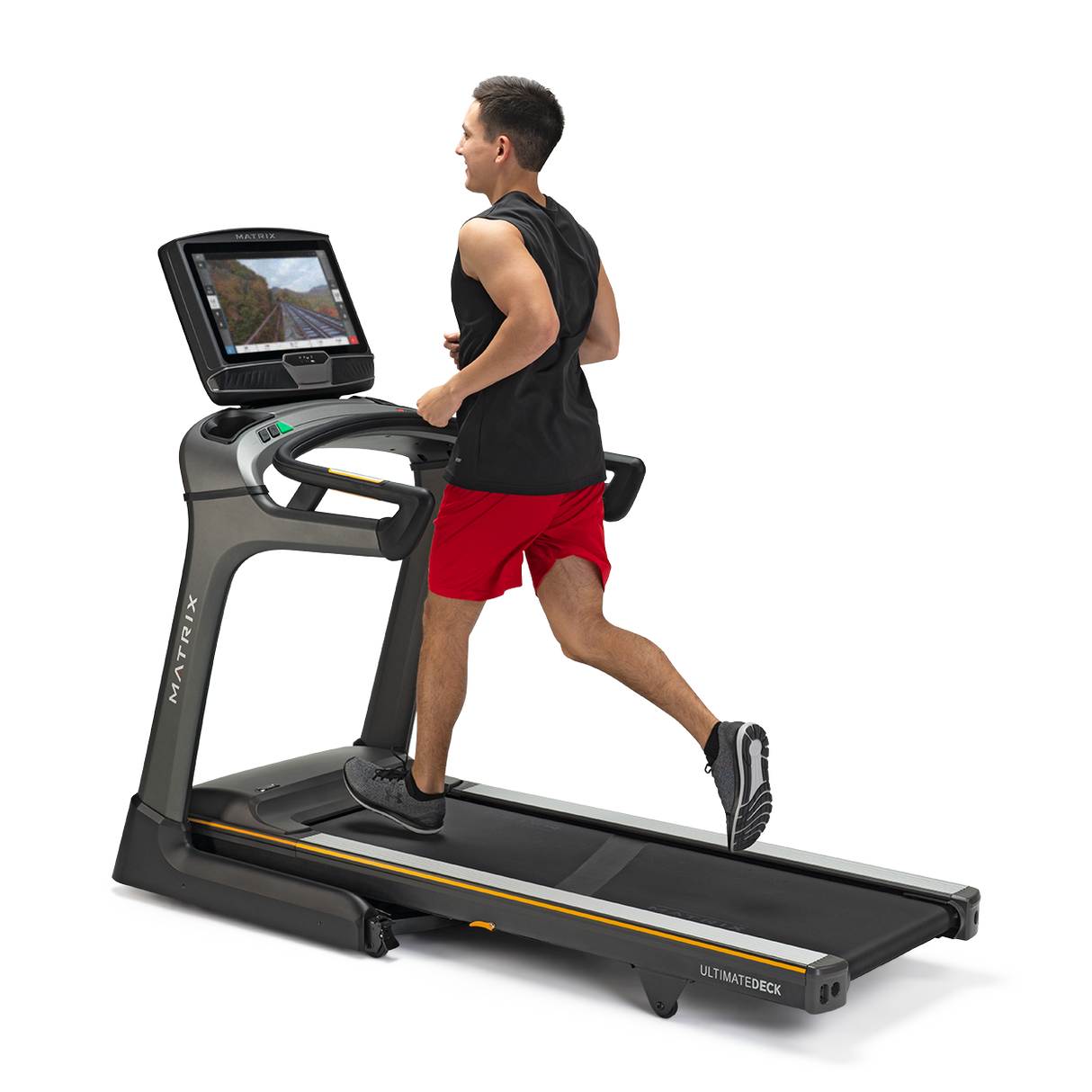 TF50 CON CONSOLE XUR FOLDING TREADMILL - TAPIS ROULANT- LINEA MATRIX - SALVASPAZIO - PIEGHEVOLE