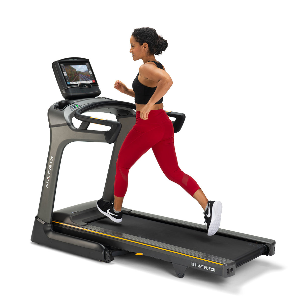 TF30 CON CONSOLE XIR FOLDING TREADMILL - TAPIS ROULANT LINEA MATRIX- SALVASPAZIO - PIEGHEVOLE