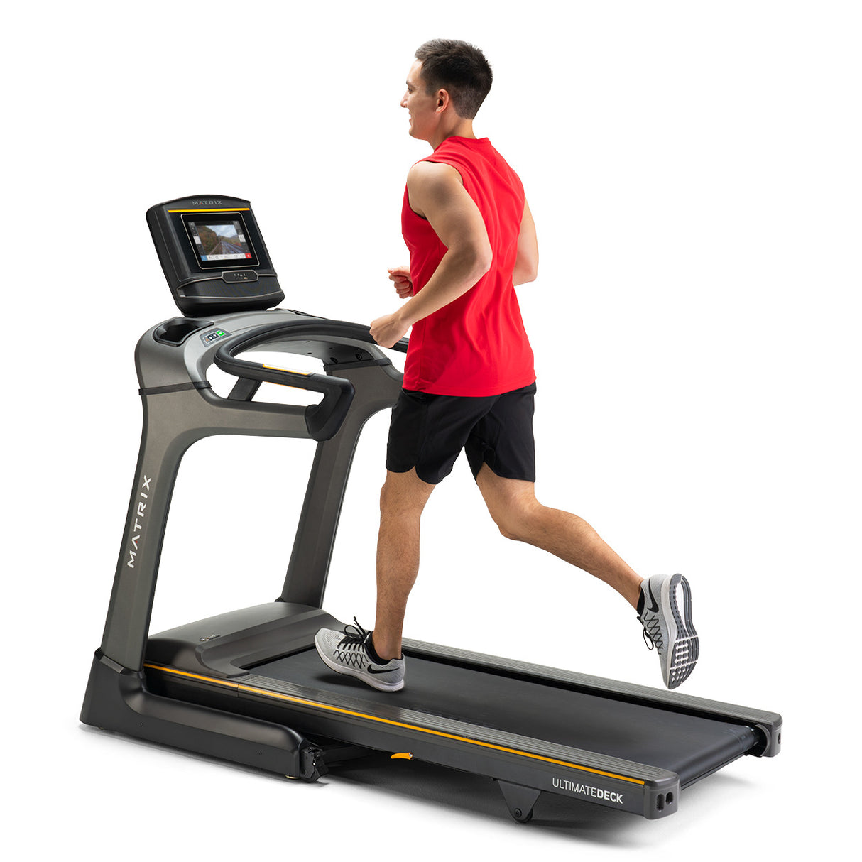 TF30 CON CONSOLE XER FOLDING TREADMILL - TAPIS ROULANT LINEA MATRIX - SALVASPAZIO - PIEGHEVOLE