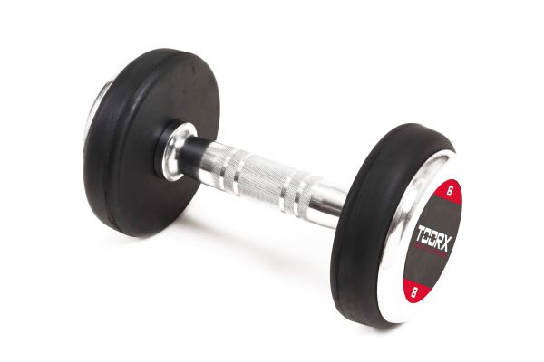 Set Coppie Manubri Professional Gommati 4-24 kg. (Salto 2 kg. Tot.308 kg.) Linea Toorx MGP-SET24 - TIMESPORT24