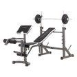 Panca Porta-Bilanciere WBX-90 Richiudibile con Leg Extension e Arm Curl Linea Toorx - TIMESPORT24