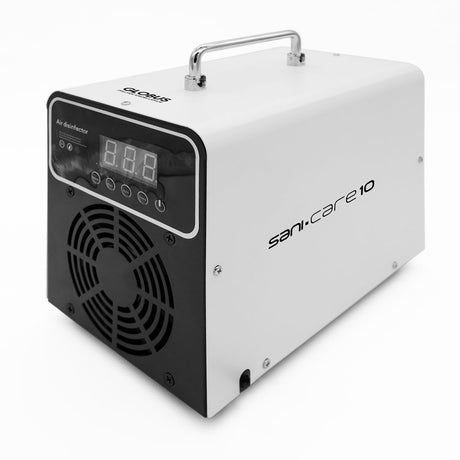 Ozonizzatore Sani-Care 10 Generatore Di Ozono Per Ambienti Da 100-150 Mq. Potenza 100w Linea Globus - TIMESPORT24