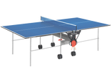 Tavolo Ping Pong Training Indoor Blu COD.C-113I Garlando con 4 Racchette e 18 Palline In Omaggio - TIMESPORT24