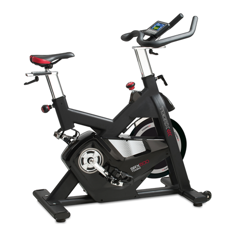 Gym Bike Elettromagnetica SRX-500 HRC Ricevitore Wireless e Fascia Cardio inclusa -APP Ready 3.0- Linea Toorx Chrono Line bike da spinning - TIMESPORT24