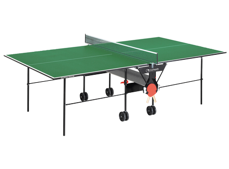 Tavolo Ping Pong Training Indoor Verde COD.C-112I Garlando con 4 Racchette e 18 Palline In Omaggio - TIMESPORT24