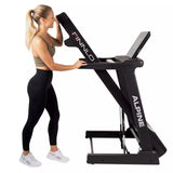 Tapis Roulant Alpine TFT Treadmill Linea FINNLO by Hammer Velocità di allenamento fino a 22 km/h Utente 160 Kg. Piano Corsa 156 x 51 cm Inclinazione Elettrica cod. 3502 Tappeto Elettrico Pale - TIMESPORT24