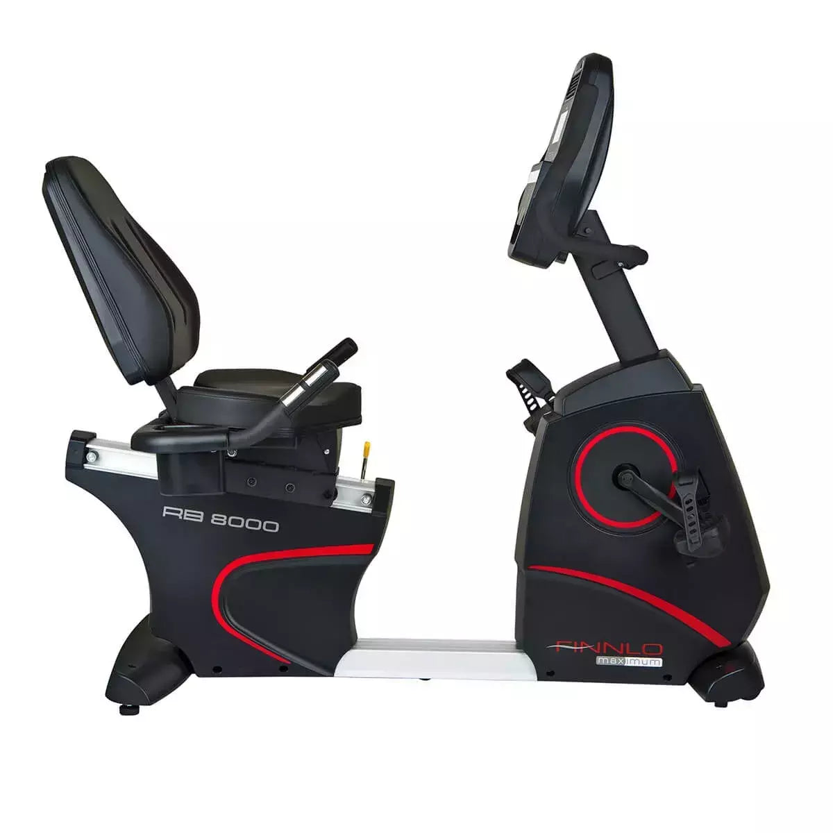 Cyclette RB 8000 Recumbent Orizzontale con Ergometro Linea FINNLO Maximum Inspire Fitness Gym Bike Bici da Camera max. peso utilizzatore 150 kg cod. 3572