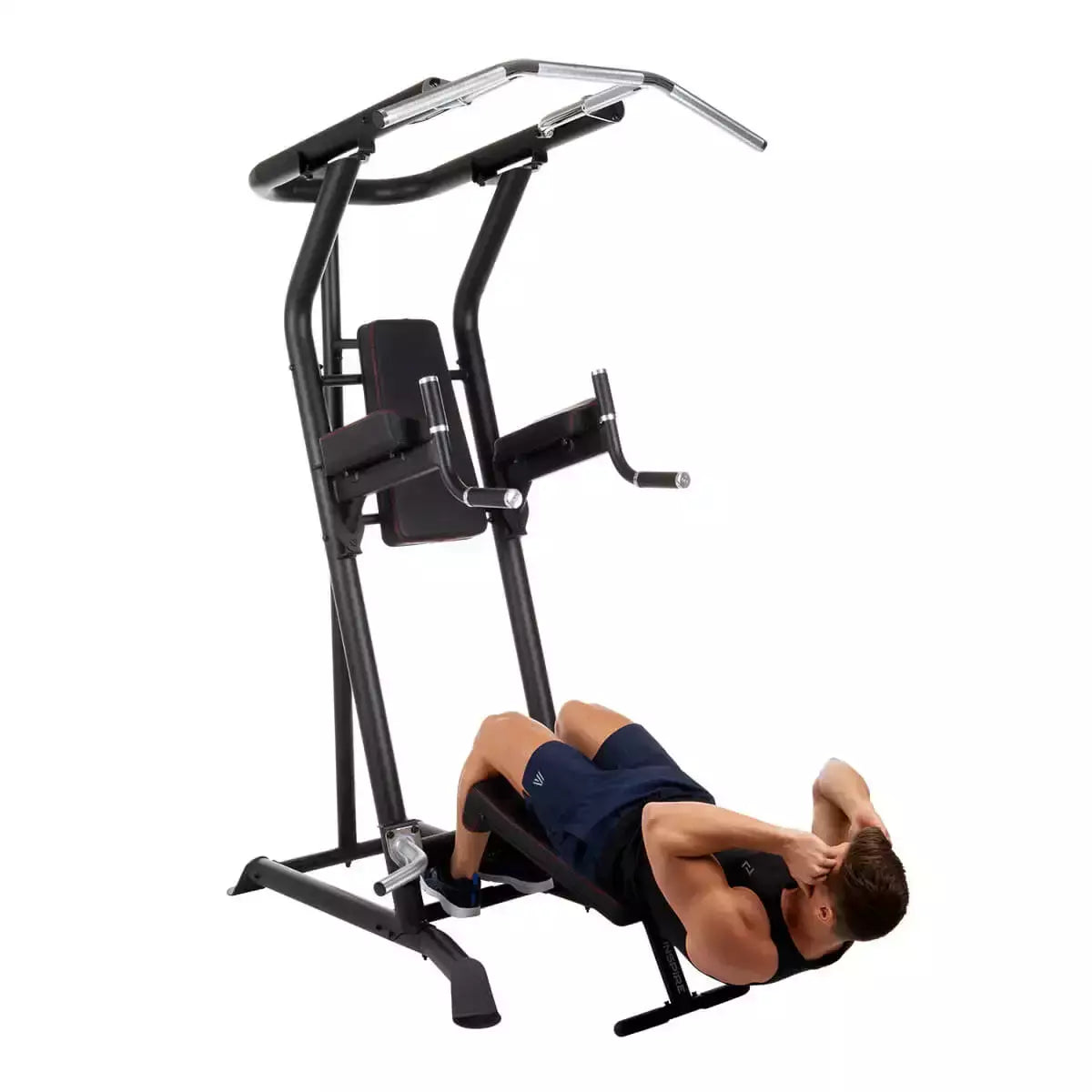 Panca Mini per Addominali Mini Crunch Bench compatibile con Stazione Multifunzione Palestra Vertical Knee Fitness Linea FINNLO Maximum Inspire cod. 3653 - TIMESPORT24