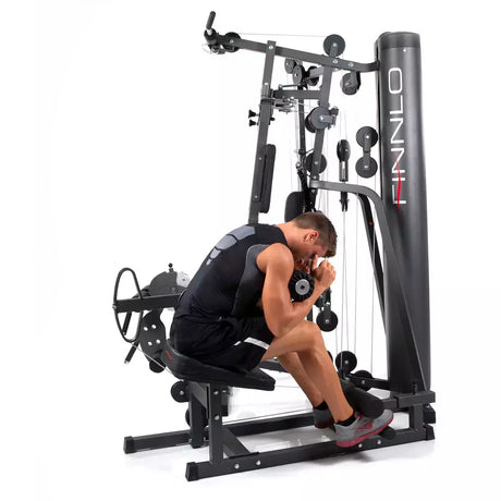 AUTARK 2600 STAZIONE MULTIFUNZIONE FINNLO BY HAMMER cod.3828 - pacco pesi 80 kg con possibilità di aumentare di 20 kg - dimensioni 182 x 206 x 215 cm -compatta - TIMESPORT24