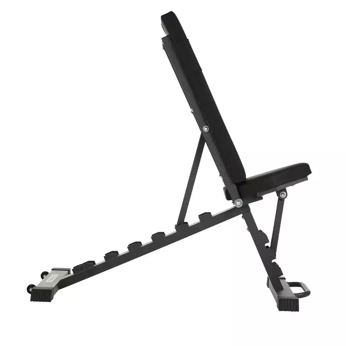 Panca Inclinata Incline Bench Palestra Peso Max Utente 250 Kg. FINNLO by Hammer Inclinazione Regolabile con Ruote Trasportabile cod. 3869 - TIMESPORT24