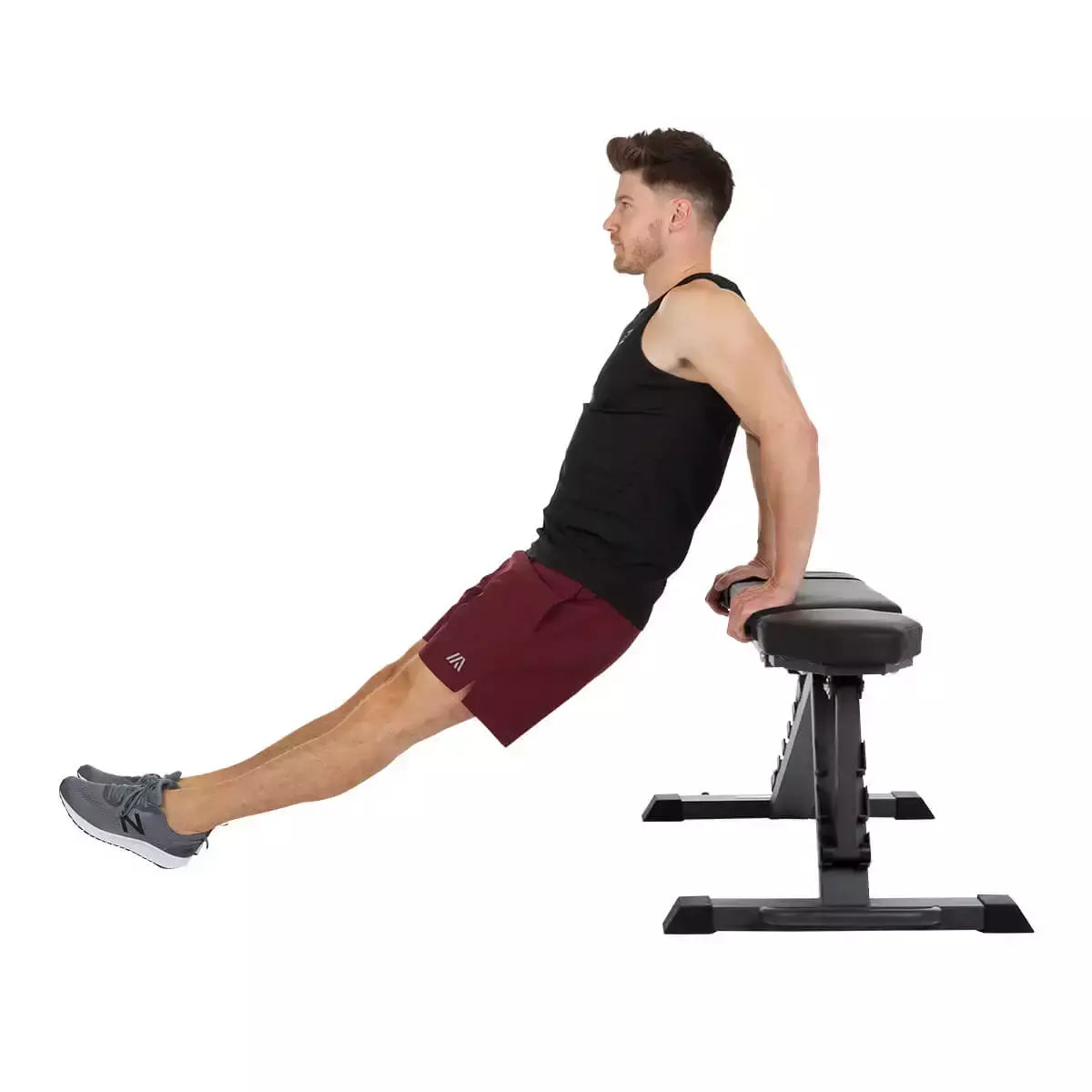 Panca Inclinata Incline Bench Palestra Peso Max Utente 250 Kg. FINNLO by Hammer Inclinazione Regolabile con Ruote Trasportabile cod. 3869 - TIMESPORT24