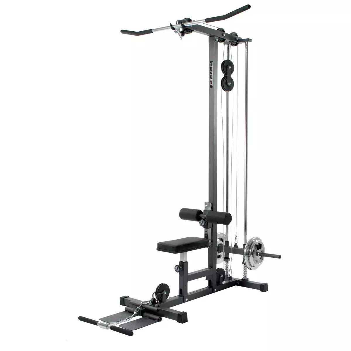 Stazione Multifunzione Multi-Lat Tower Linea Hammer cod. 3877 dim. 141 x 120 x 212 cm - TIMESPORT24