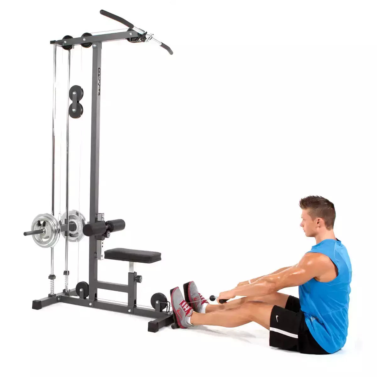 Stazione Multifunzione Multi-Lat Tower Linea Hammer cod. 3877 dim. 141 x 120 x 212 cm - TIMESPORT24