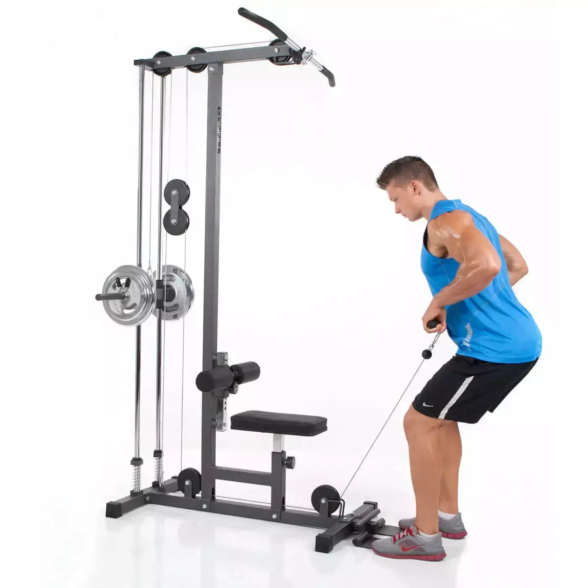 Stazione Multifunzione Multi-Lat Tower Linea Hammer cod. 3877 dim. 141 x 120 x 212 cm - TIMESPORT24