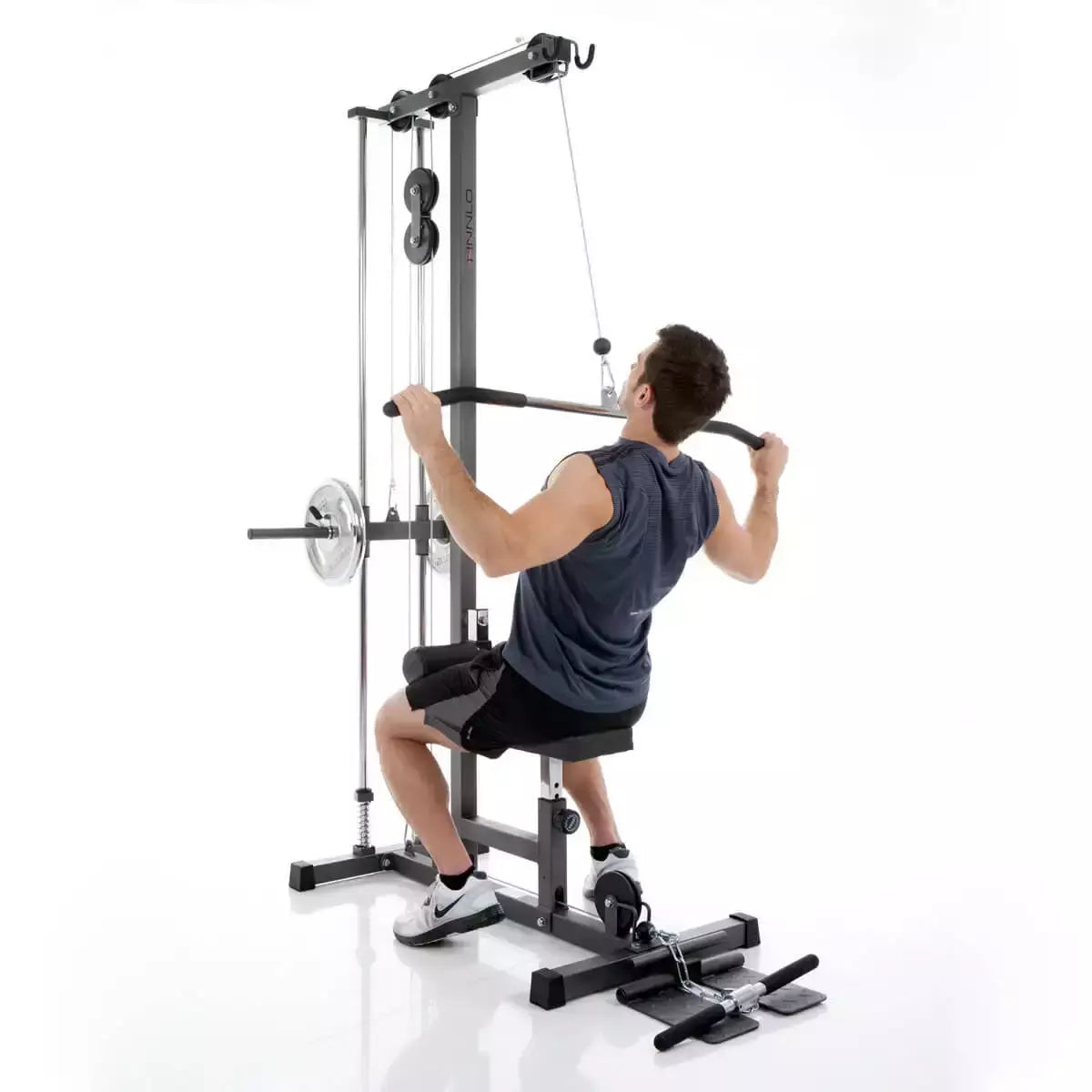Stazione Multifunzione Multi-Lat Tower Linea Hammer cod. 3877 dim. 141 x 120 x 212 cm - TIMESPORT24