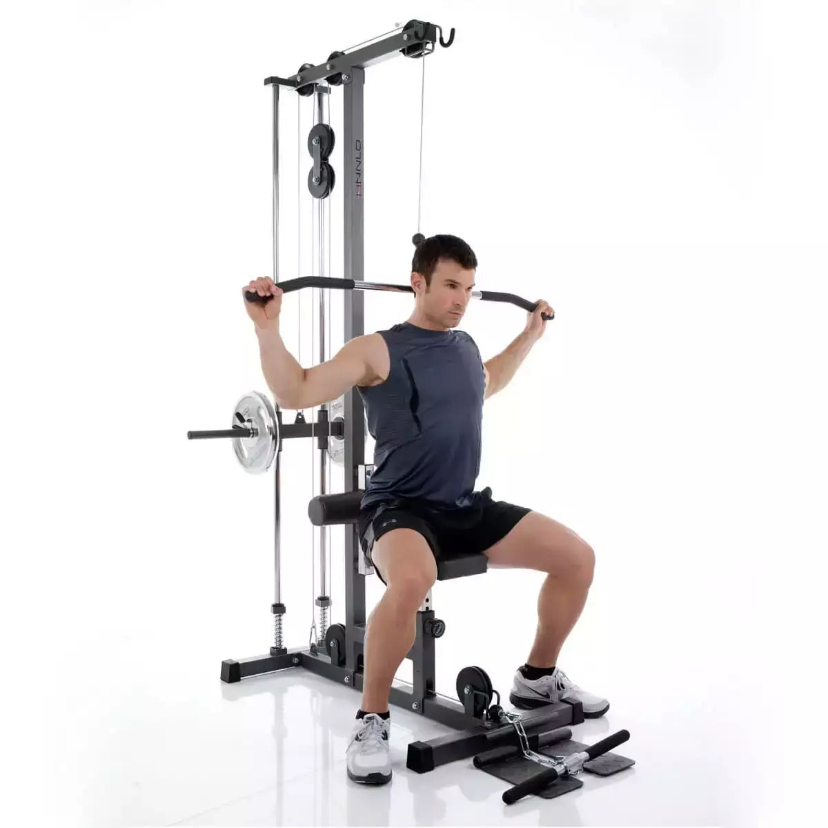 Stazione Multifunzione Multi-Lat Tower Linea Hammer cod. 3877 dim. 141 x 120 x 212 cm - TIMESPORT24