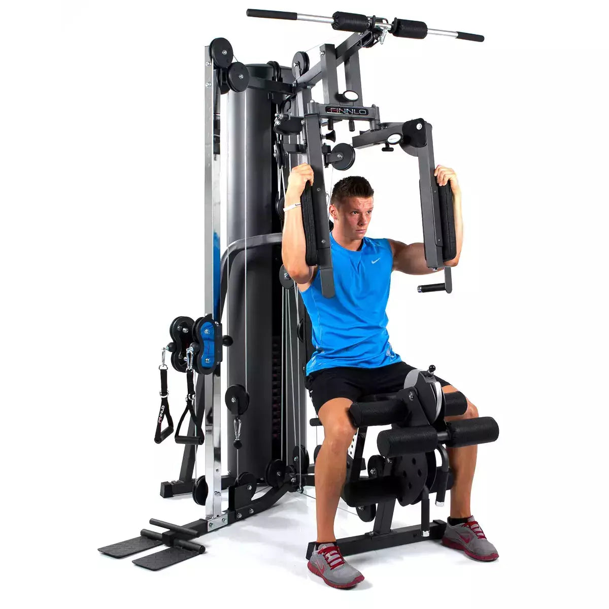 Autark 2200 Stazione Multifunzione Finnlo By Hammer Cod.3944 Pacco Pesi 80 Kg Con Possibilità Di Aumentare Di 20 Kg - Dimensioni 165 X 166 X 215 Cm - TIMESPORT24