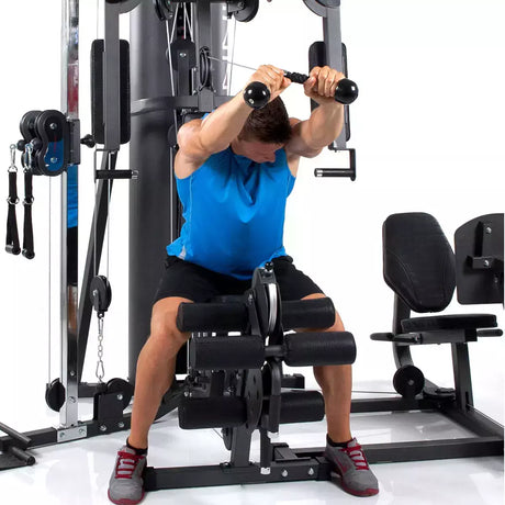 Autark 2500 Stazione Multifunzione Finnlo By Hammer Cod.3945 Pacco Pesi 80 Kg Con Possibilità Di Aumentare Di 20 Kg - Dimensioni 165 X 220 X 215 Cm Con Leg Press - TIMESPORT24