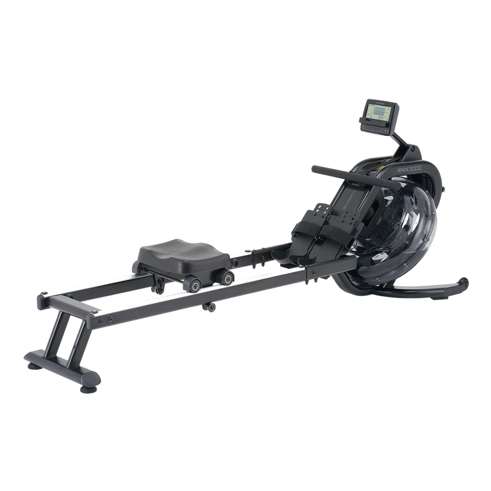 Vogatore RWX 3000 Salvaspazio Resistenza ad Acqua con Ricevitore Wireless -APP Ready- Linea Toorx Chrono PRO Line Peso max utente; 160 kg Richiudibile - TIMESPORT24