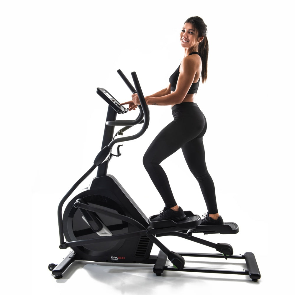 ERX-500 HRC ELLITTICA ELETTROMAGNETICA TOORX volano anteriore LINEA CHRONO LINE CON RICEVITORE WIRELESS + Iconsole App - volano 16 kg - peso max utente 130 kg - TIMESPORT24