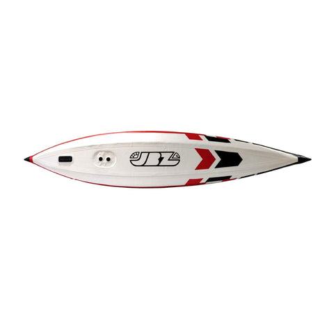 V-shape Mono Kayak - JBAY.ZONE Lunghezza 385cm + Seduta Semi-Rigida + Pagaia in Alluminio + Zaino Trasporto + Pompa + Kit Riparazioni + Valvola Scarico Rapido Linea Jbay.zone - TIMESPORT24