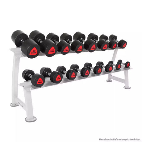 Polyurethane Dumbbell Weights Black Color - 2x 40 kg. Hammer line cod. 4756 