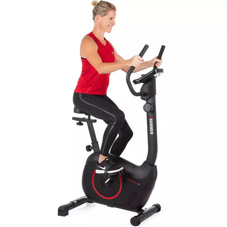 Cyclette Cardio T3 Linea Hammer Fitness Gym Bike Bici da Camera Peso massimo utente: 110 kg cod. 4860 - TIMESPORT24