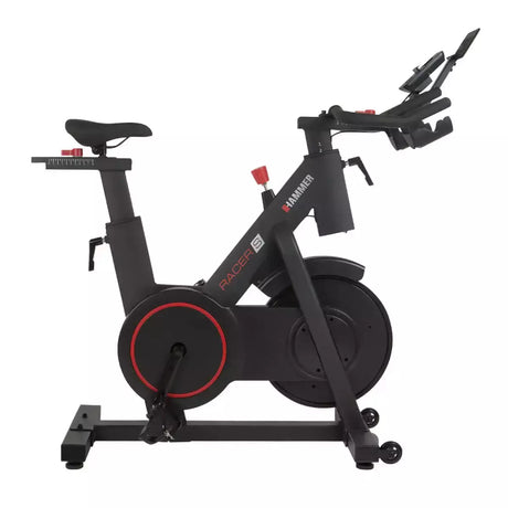 Gym Bike Racer S Volano 20 Kg Peso Max Utente 150 kg. Linea Hammer cod. 4864 compatibile con App Kinomap - TIMESPORT24