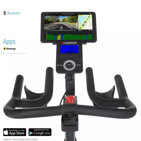 Gym Bike Racer S Volano 20 Kg Peso Max Utente 150 kg. Linea Hammer cod. 4864 compatibile con App Kinomap - TIMESPORT24