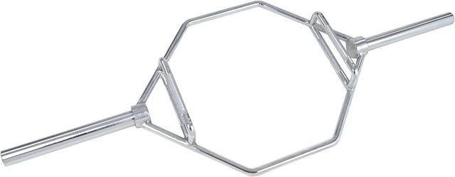 Bilanciere Olimpionico Esagonale con Doppia Impugnatura (Shrug Bar) Carico Max. 300 Kg. Linea Toorx - TIMESPORT24