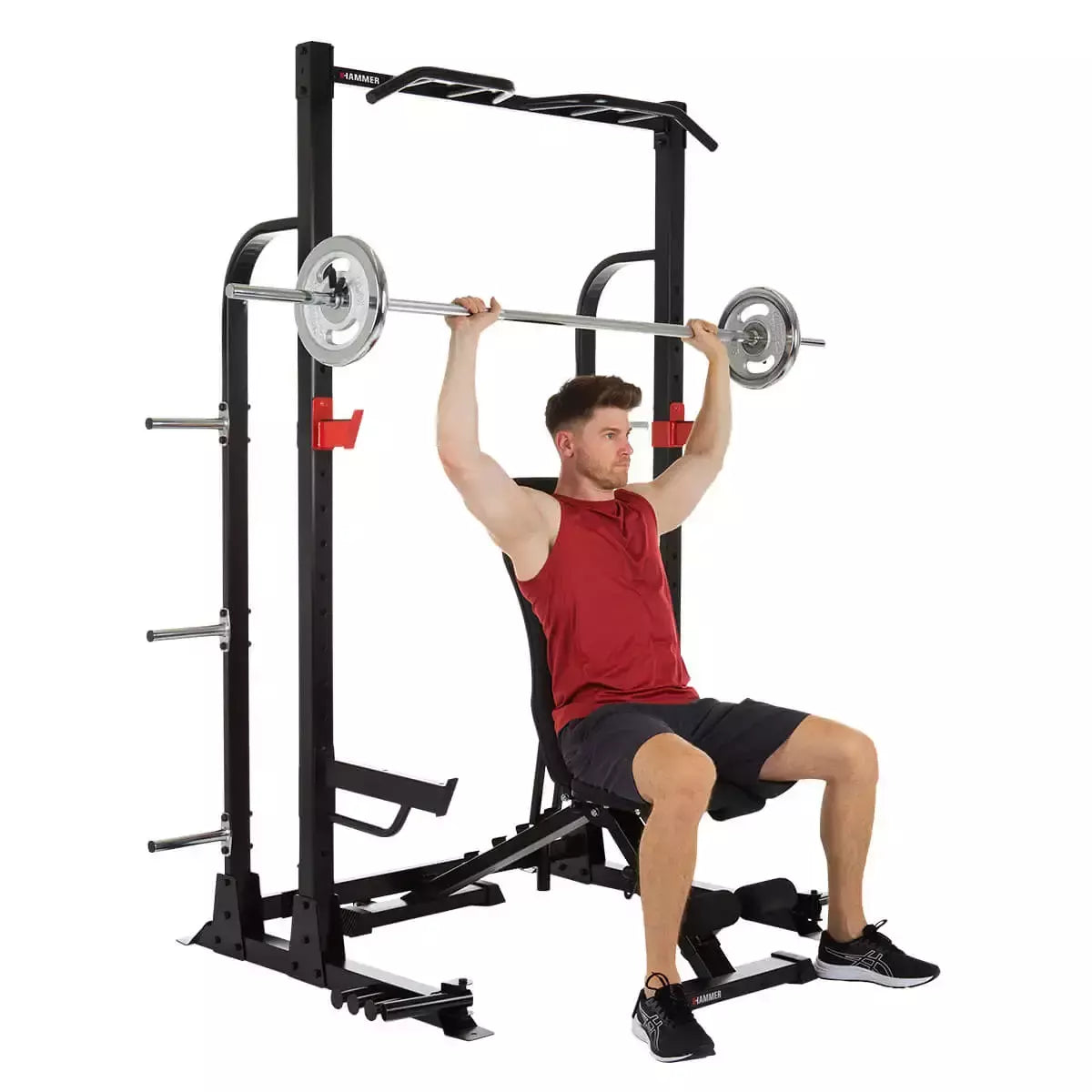 Stazione Multifunzione Barbell Rack Core 4.0 Hammer Cod.5204 - TIMESPORT24