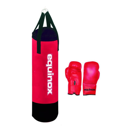 Set Boxe Junior PRO Sacco Boxe kg 6 con Guanti 6 oz. cod.BOE-002 Equinox - TIMESPORT24