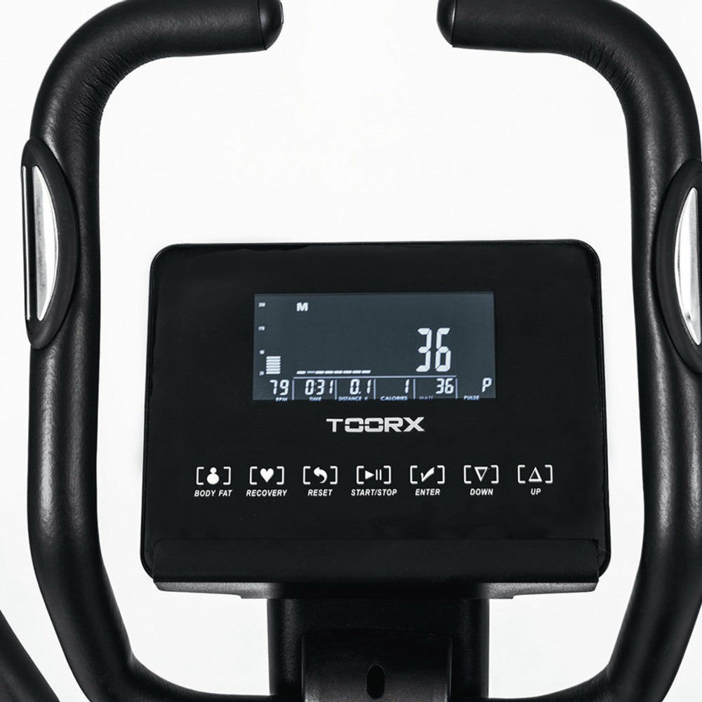 Erx-3000 Hrc Ellittica Linea Chrono Professionale Toorx Volano Posteriore Ergometro Con Ricevitore Wireless + App Ready Volano 18 Kg - Peso Max Utente 160 Kg - Normativa En20957 S - TIMESPORT24