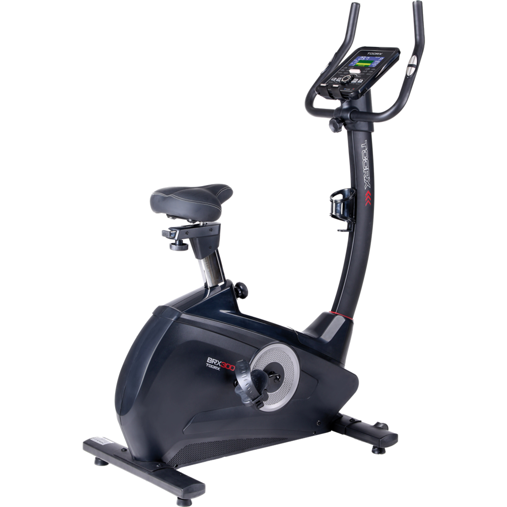 Brx-300 Hrc Cyclette Elettromagnetica Toorx Linea Chrono Line Con Ricevitore Wireless Iconsole+app Compatibile Zwift - Volano 14 Kg - Peso Utente 150 Kg Gym Bike Bici da Camera - TIMESPORT24