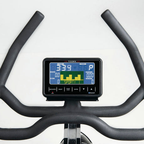 Gym Bike Elettromagnetica SRX-500 HRC Ricevitore Wireless e Fascia Cardio inclusa -APP Ready 3.0- Linea Toorx Chrono Line bike da spinning - TIMESPORT24