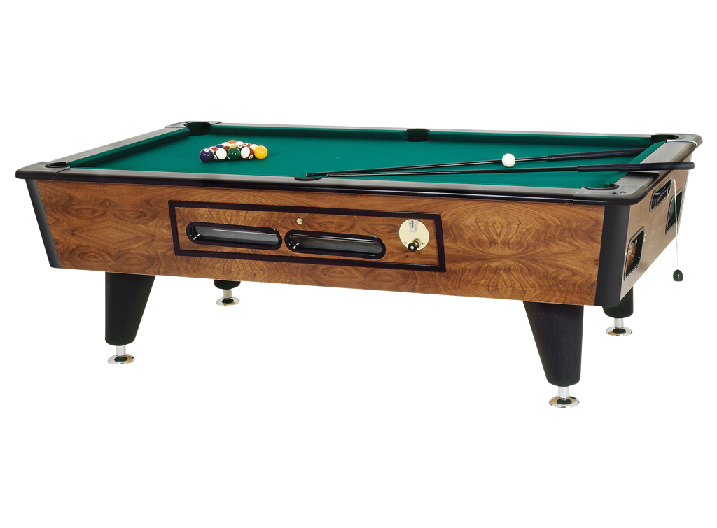 Ambassador 8 Biliardo Con Gettoniera Garlando Campo Gioco: Cm 220 X 110 Carambola Tavolo Pool cod. AMB8BPGM