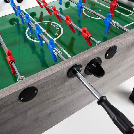 Calciobalilla G500 Rovere Grigio con Aste Uscenti- biliardino Garlando con 50 Palline in Omaggio cdG500GRUCVL. - TIMESPORT24