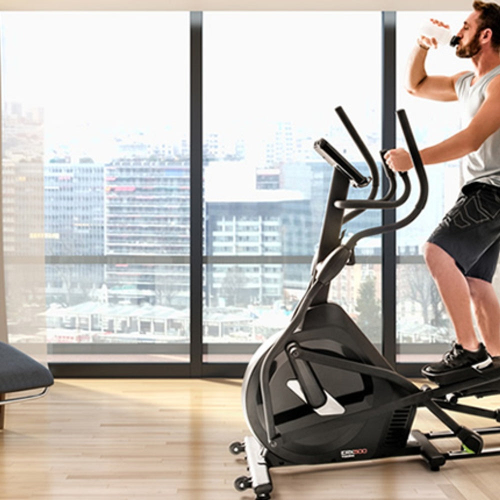ERX-500 HRC ELLITTICA ELETTROMAGNETICA TOORX volano anteriore LINEA CHRONO LINE CON RICEVITORE WIRELESS + Iconsole App - volano 16 kg - peso max utente 130 kg - TIMESPORT24